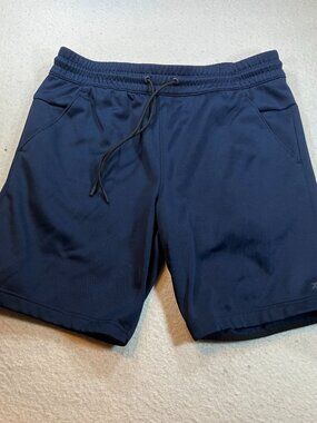 Xersion Fleece Lined Dri-Fit Navy Shorts Sz L